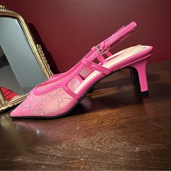 Call It Spring Fuchsia Slingback Heels - Picture 5 of 5